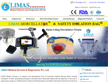 Tablet Screenshot of limasindia.com